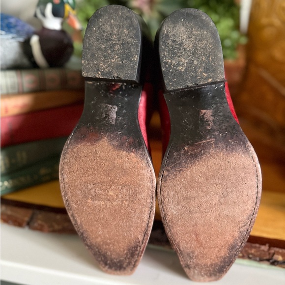 Shyanne Red Gemma Snip Toe Western Cowboy Boots - Picture 8 of 10